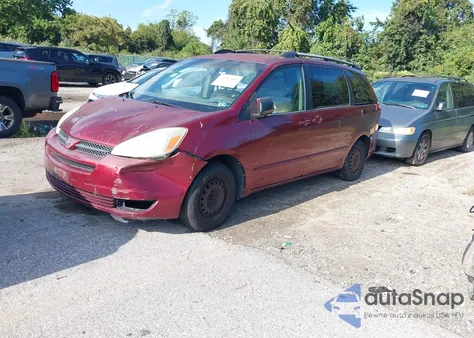 2004 Toyota Sienna Le z USA, uszkodzony, nr VIN 5TDZA23C74S005463